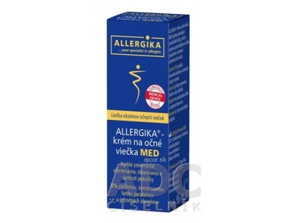 ALLERGIKA Krém na očné viečka MED 1x15 ml