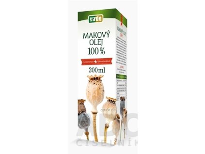VIRDE MAKOVÝ OLEJ 100% 1x200 ml