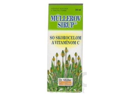 MÜLLEROV SIRUP SO SKOROCELOM A VIT. C 1x245 ml
