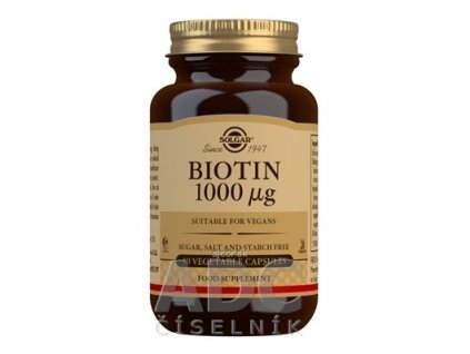 Solgar Biotin 1000 µg cps 1x50 ks