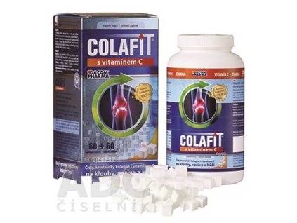 COLAFIT s vitamínom C kocky 60 ks + tbl 60 ks, 1x1 set