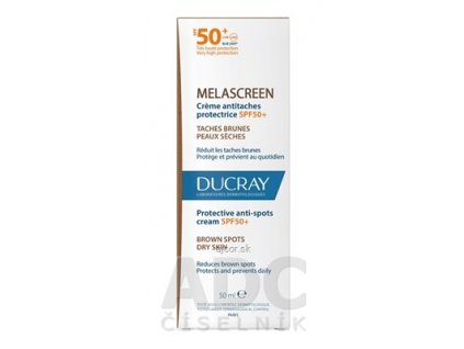 DUCRAY MELASCREEN Ochranný krém SPF50+ proti pigmentovým škvrnám 1x50 ml