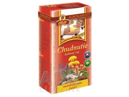 AGROKARPATY CHUDNUTIE bylinný čaj, čistý prírodný produkt, 20x2 g (40 g)