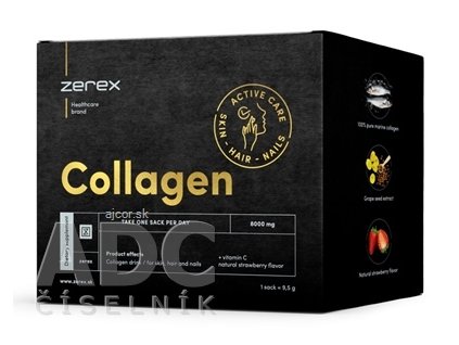 Zerex Collagen 8000 mg prášok na prípravu nápoja vo vrecúškach 1x15 ks