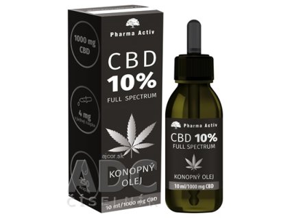 Pharma Activ CBD 10% Full Spectrum KONOPNÝ OLEJ 1x10 ml