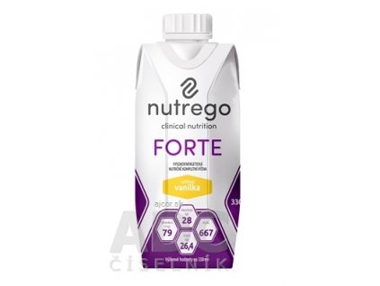 Nutrego FORTE s príchuťou vanilka 1x330 ml