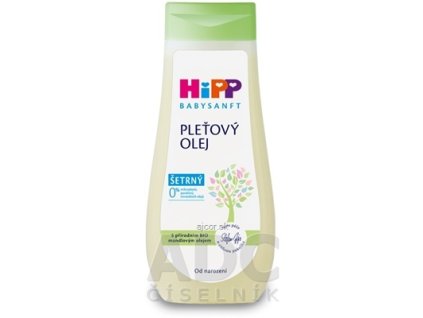 HiPP BABYSANFT Pleťový olej šetrný, s Bio mandľovým olejom (inov.2022) 1x200 ml