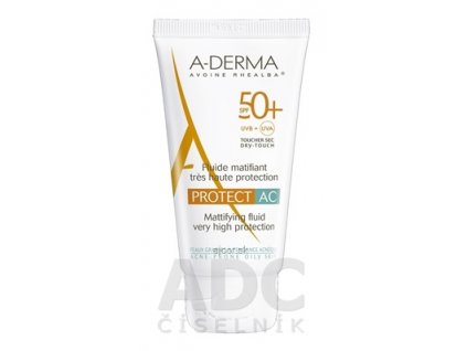 A-DERMA PROTECT AC FLUIDE MATIFIANT SPF50+ zmatňujúci fluid 1x40 ml