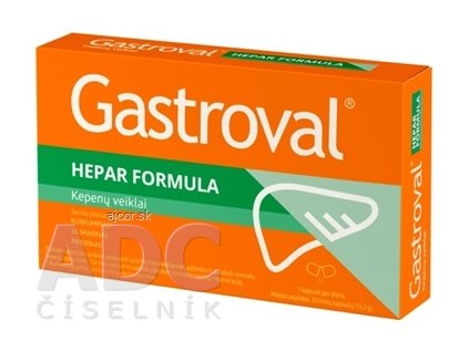 Gastroval HEPAR FORMULA cps 1x30 ks