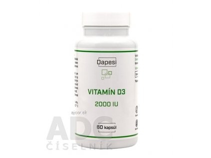 Dapesi VITAMÍN D3 2000 IU cps 1x60 ks