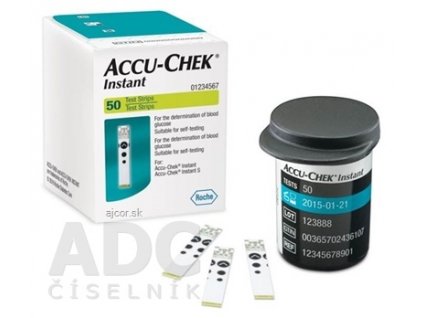 ACCU-CHEK Instant 50 testovacie prúžky do glukomera 1x50 ks