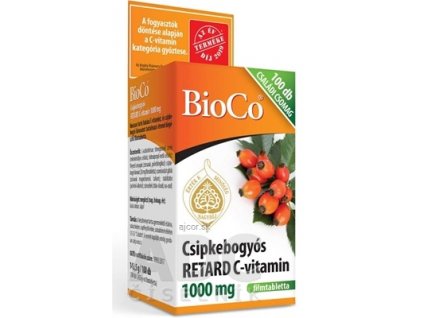 BioCo Vitamín C RETARD 1000 mg s plodom šípky tbl 1x100 ks