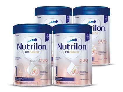 Nutrilon 1 Profutura DUOBIOTIK počiatočná dojčenská výživa (0-6 mesiacov) 4x800 g (3200 g)