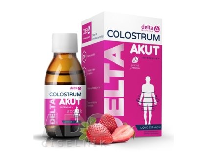 DELTA COLOSTRUM AKUT Jahoda tekuté 1x125 ml