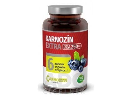 CarnoMed Karnozín EXTRA Pure&Strong cps 1x100 ks