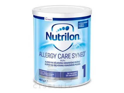 Nutrilon 1 ALLERGY CARE SYNEO mliečna výživa v prášku (od narodenia) (inov. 2019) 1x450 g