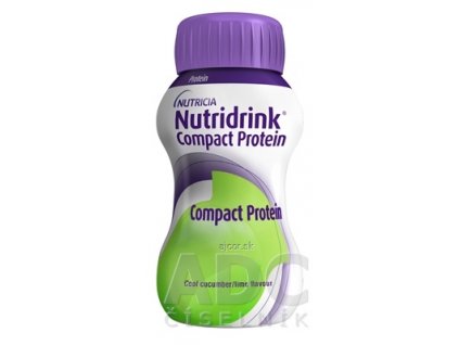 NUTRIDRINK COMPACT PROTEIN s príchuťou chladivej uhorky/limetky 24x125 ml (3000 ml)