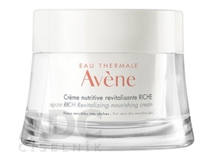 AVENE CREME NUTRITIVE REVITALISANTE RICHE revitalizačný veľmi výživný krém, citlivá pleť 1x50 ml