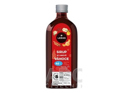 LEROS Sirup Bylinkové Vianoce 1x250 ml