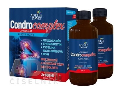 Adelle Davis CondroComplex lipozomalna kĺbová výživa 2x500 ml (1000 ml)