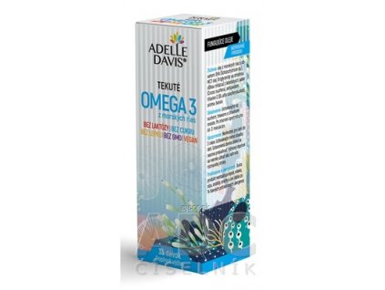 Adelle Davis OMEGA 3 z morských rias tekuté (33 dávok) 1x50 ml