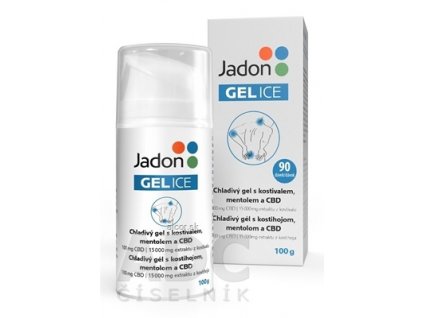 Jadon GEL ICE chladivý gél s kostihojom, mentolom a CBD 1x100 g