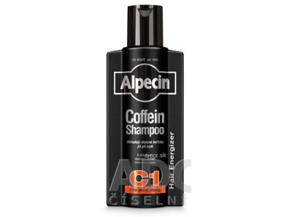 ALPECIN Coffein Shampoo C1 Black Edition kofeínový šampón proti vypadávaniu vlasov 1x375 ml