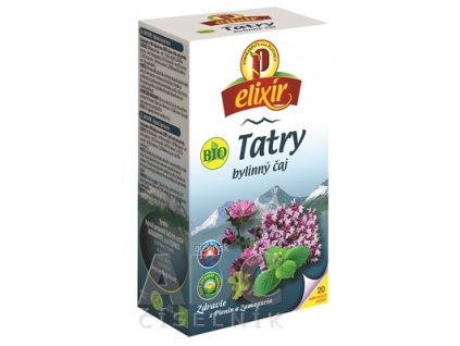 AGROKARPATY BIO Tatry bylinný čaj, čistý prírodný produkt 20x1,5 g (30 g)