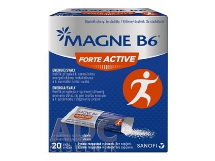 MAGNE B6 FORTE ACTIVE prášok vo vrecúškach 1x20 ks