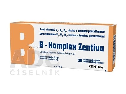 B-Komplex Zentiva tbl flm 1x30 ks