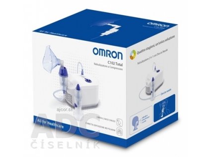 OMRON C102 Total INHALÁTOR kompresorový s nosnou sprchou 1x1 set