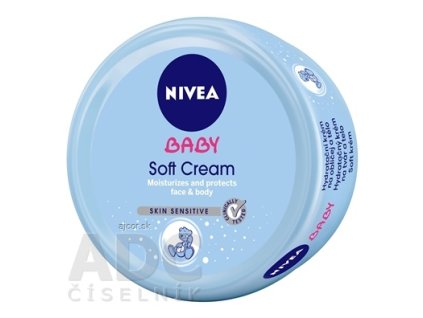 NIVEA BABY Hydratačný Soft krém na tvár a telo 1x200 ml