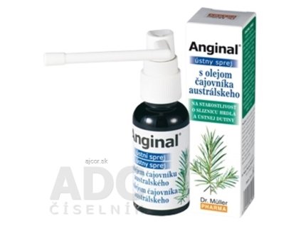 Dr. Müller ANGINAL Ústny sprej s olejom čajovníka austrálskeho 1x30 ml
