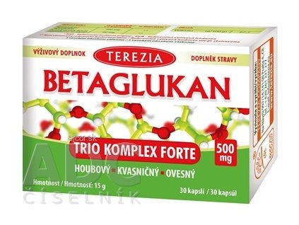 Terezia Betaglukan Trio Komplex Forte, 30 kapsúl
