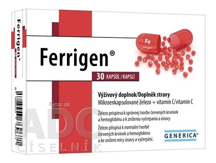 Generica Ferrigen kapsule, 30 ks