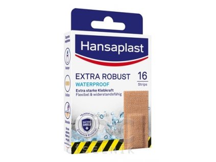 Hansaplast EXTRA ROBUST Waterproof odolná náplasť (inov.2021) 1x16 ks