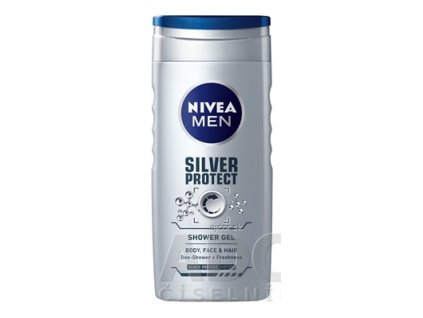NIVEA MEN SPRCHOVÝ GÉL Silver protect 1x250 ml