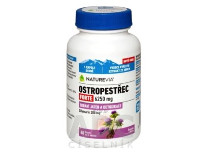 SWISS NATUREVIA PESTREC mariánsky FORTE 6250 mg cps 1x60 ks