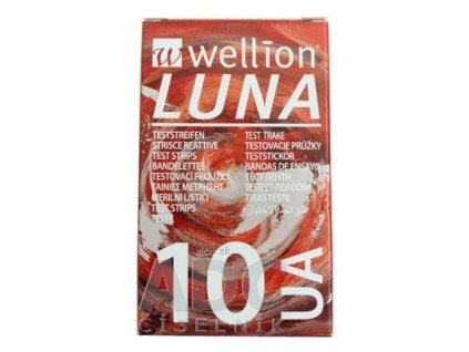 Wellion LUNA UA testovacie prúžky k prístroju LUNA 1x10 ks