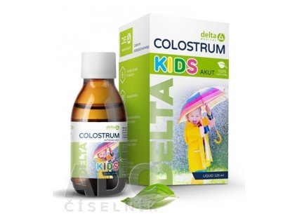 DELTA COLOSTRUM KIDS Natural 100% tekuté 1x125 ml