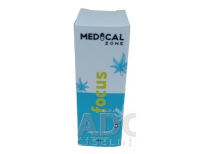 MEDICAL Zone FOCUS full spectrum ústna voda v spreji s CBD+CBG 1x10 ml