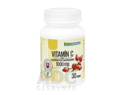 EDENPharma VITAMÍN C 1000 mg tbl s postupným uvoľňovaním 1x30 ks
