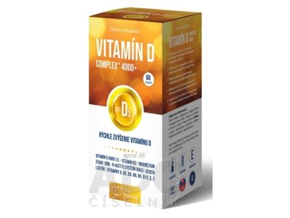 OnePharma VITAMÍN D Complex 4000+ cps 1x60 ks