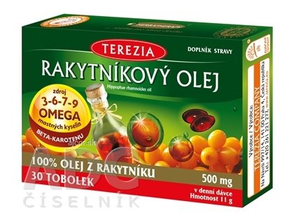 TEREZIA RAKYTNÍKOVÝ OLEJ cps 1x30 ks