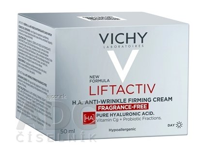 VICHY LIFTACTIV H.A. ANTI-WRINKLE FIRMING CREAM spevňujúci krém proti vráskám, bez parfumácie 1x50 ml
