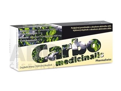 CARBO MEDICINALIS tbl 1x20 ks