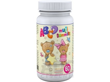 ABCD muLTi Gummies - Clinical pektínové bonbóny s malinovou príchuťou 1x60 ks