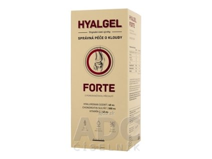 HYALGEL FORTE POMARANČ tekutý prípravok s Vitamínom C 1x500 ml