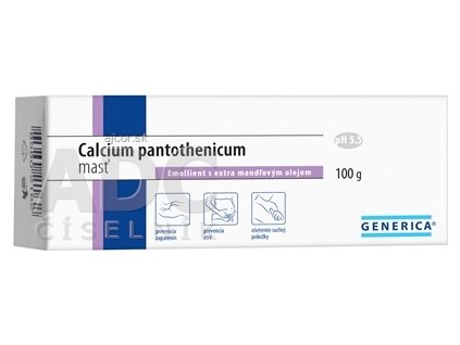 GENERICA Calcium pantothenicum masť Emollient s extra mandľovým olejom 1x100 g