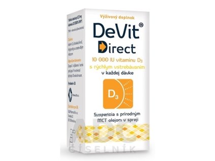 DeVit Direct 10 000 IU sprej 1x6 ml